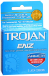 Trojan-Enz Spermicidal Lubricant Latex Condoms - 3 ct