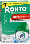 Rohto Cool Redness Relief Lubricant Eye Drops - 0.4 fl oz