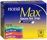 NOVAMAX TEST STRIPS   DS    50