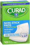 Curad Non-Stick Pads with Adhesive Tabs 2 Inches x 3 Inches