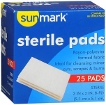 SM GAUZE PAD STRL 2X2 8PLY  25