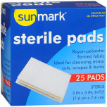 SM GAUZE PAD STRL 3X3 8PLY  25