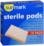 SM GAUZE PAD STRL 4X4 8PLY 10