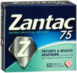 ZANTAC 75 TAB               60