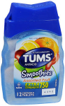 TUMS Smoothies Extra Strength 750 Tablets Assorted Fruit