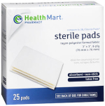 HM GAUZE PAD STRL 3X3 8PLY  25