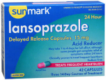 SM LANSOPRAZOLE 15MG CAPL 42