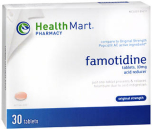 Health Mart Famotidine Acid Reducer Tablets Original Strength