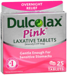 Dulcolax Pink Laxative Comfort Coated Tablets