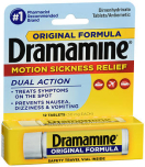 Dramamine Motion Sickness Relief Tablets Original Formula 12 TB