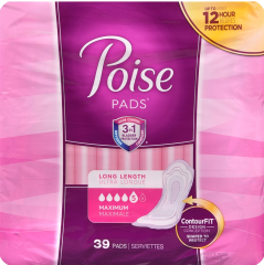 POISE PADS MAXIMUM LONG 39CS2