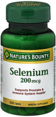 Nature's Bounty Selenium 200 mcg Tablets