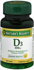 N B VIT D TAB 400IU        100