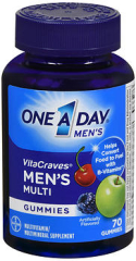 ONE-A-DAY VITACRAV MEN GUM 70