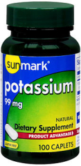 Sunmark Potassium 99 mg Caplets