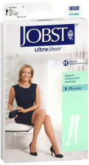 Jobst Ultrasheer Support Compression Stockings (8-15 mmhg) Silky Beige Large