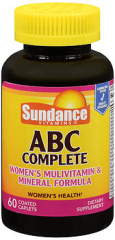 Sundance ABC Complete Women's Multivitamin & Mineral Formula Coated Caplets