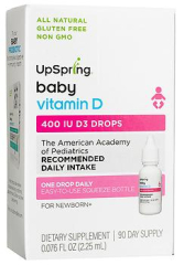 UPSPRING VIT D 400IU DROPS